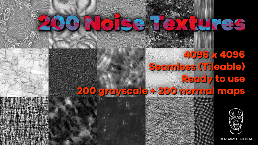 200 4k Noise Texture Pack 