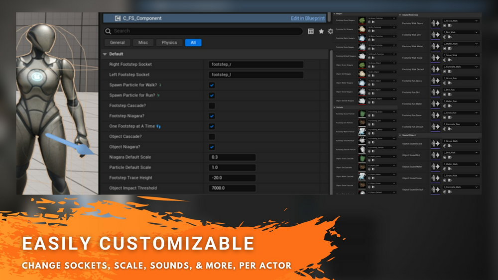 Footstep Sound Component 