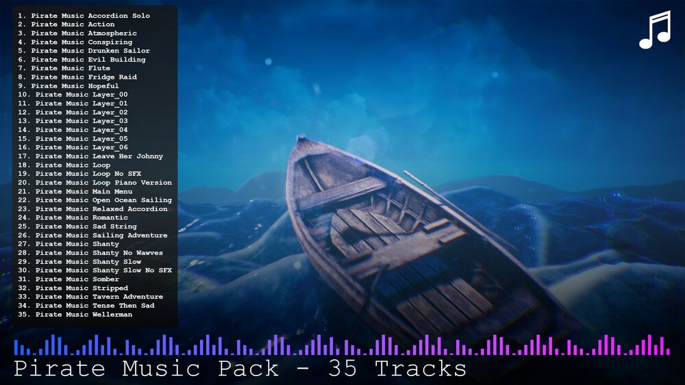 Pirate Music Pack / 34 Tracks 