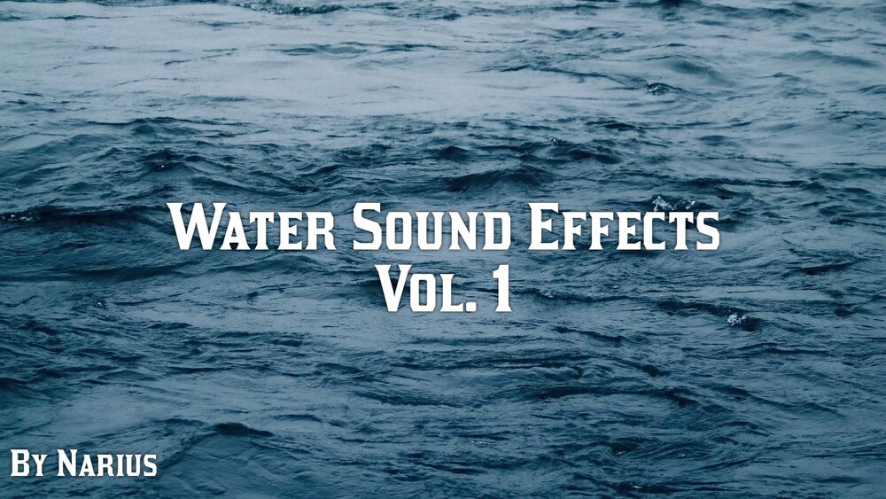 Water Sound Effects Pack. Vol. 1 (100+ SFX) 