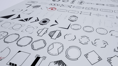 100+ Shape Decal Pack  v2 / AI SOURCES 