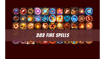 Fire Element Icons 