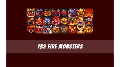 Fire Element Icons 