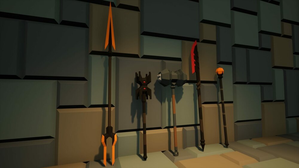 Low Poly - Weapons - Two-Handed 