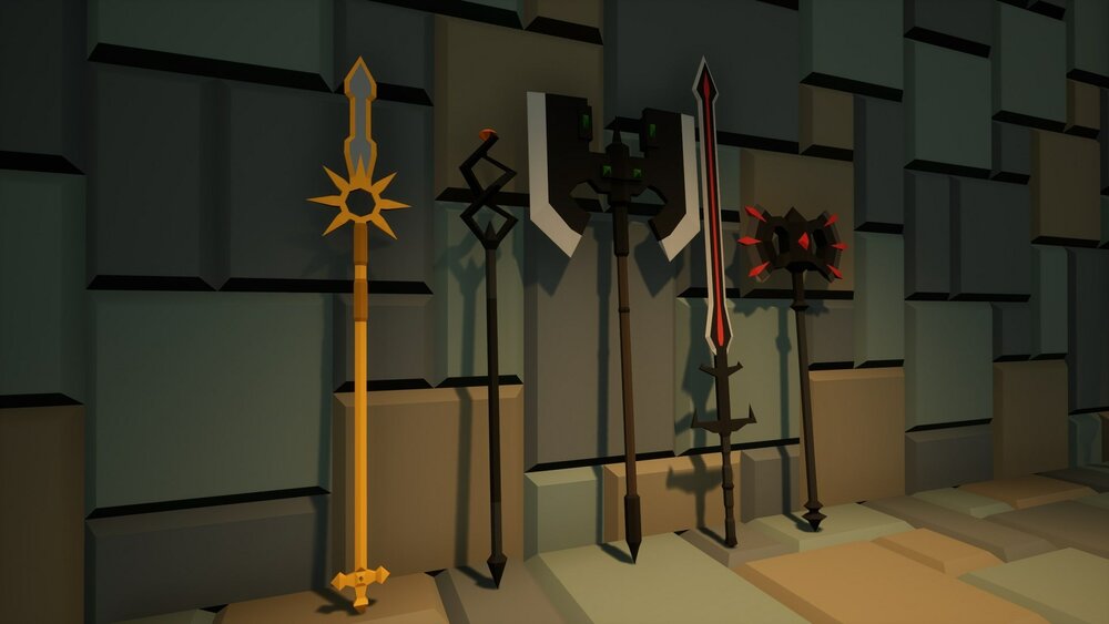 Low Poly - Weapons - Two-Handed 