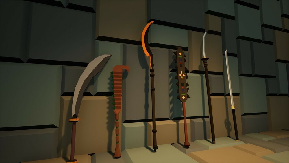 Low Poly - Weapons - Two-Handed 