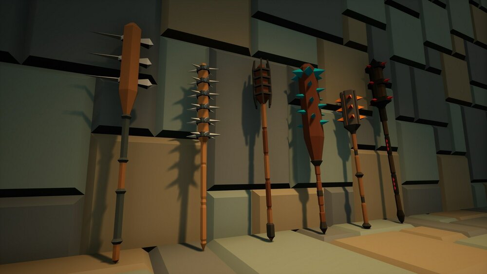 Low Poly - Weapons - Two-Handed 