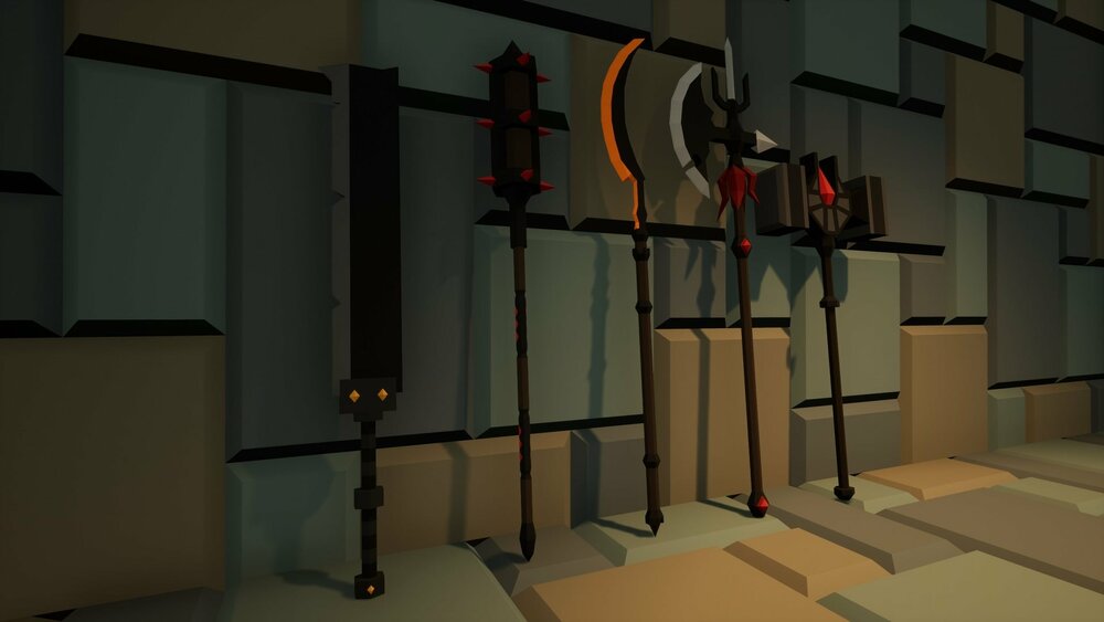 Low Poly - Weapons - Two-Handed 