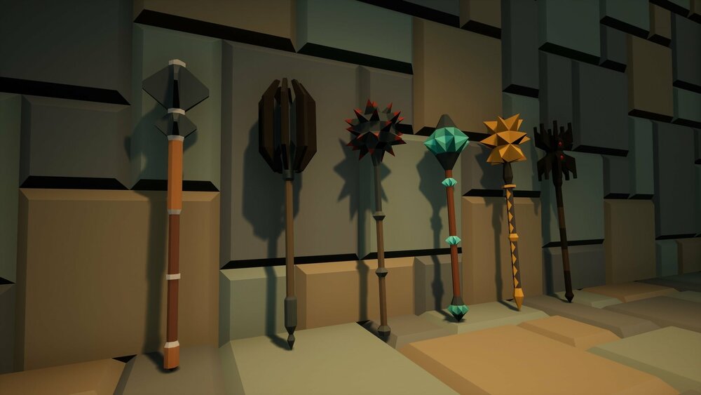 Low Poly - Weapons - Two-Handed 