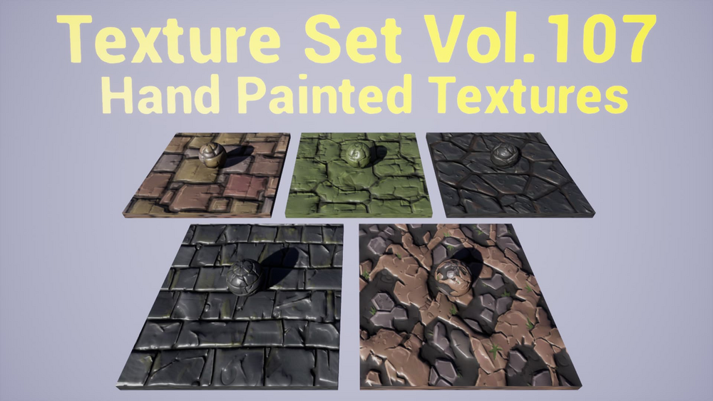 Ground Textures Vol.107 - Stylize Textures 