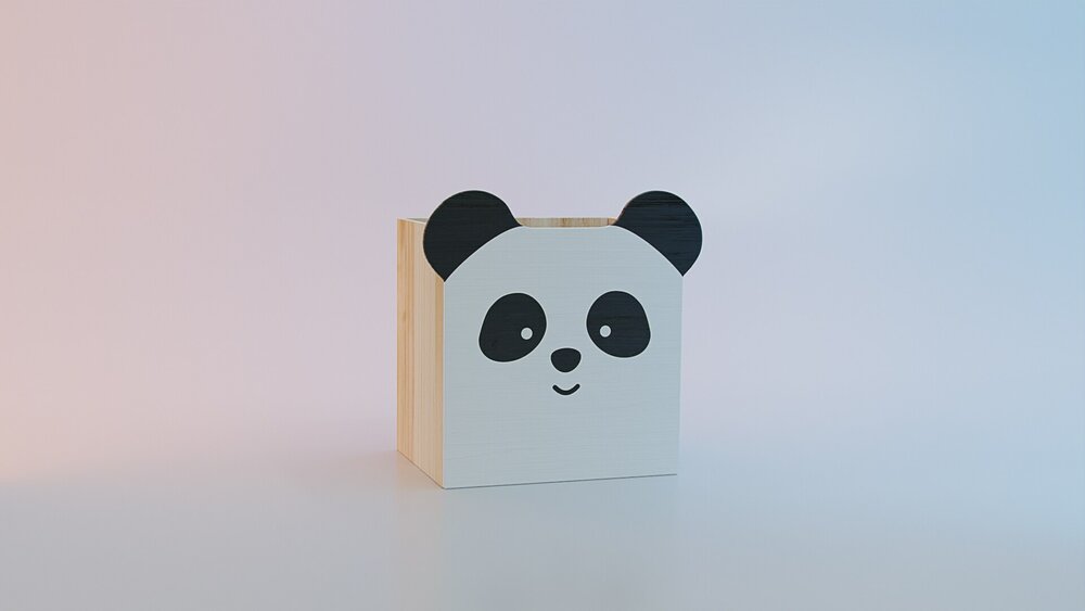 Kids Bookcase - Animal Storage Box 