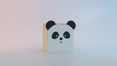 Kids Bookcase - Animal Storage Box 