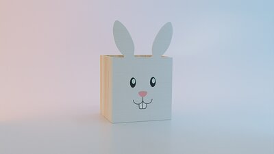 Kids Bookcase - Animal Storage Box 