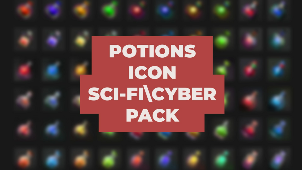 POTIONS ICON (SCI-FI,CYBER) PACK 