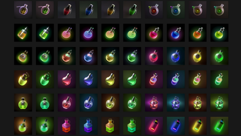 POTIONS ICON (SCI-FI,CYBER) PACK 