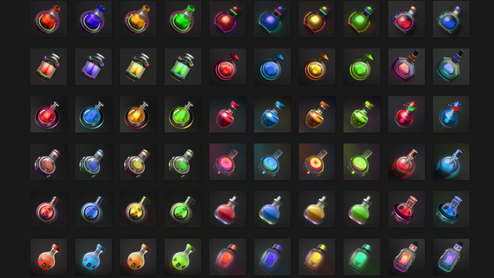 POTIONS ICON (SCI-FI,CYBER) PACK 