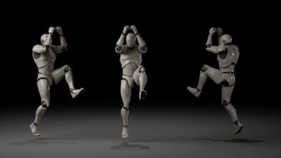 Combat animations - Kickboxing and Muay Thai V2 