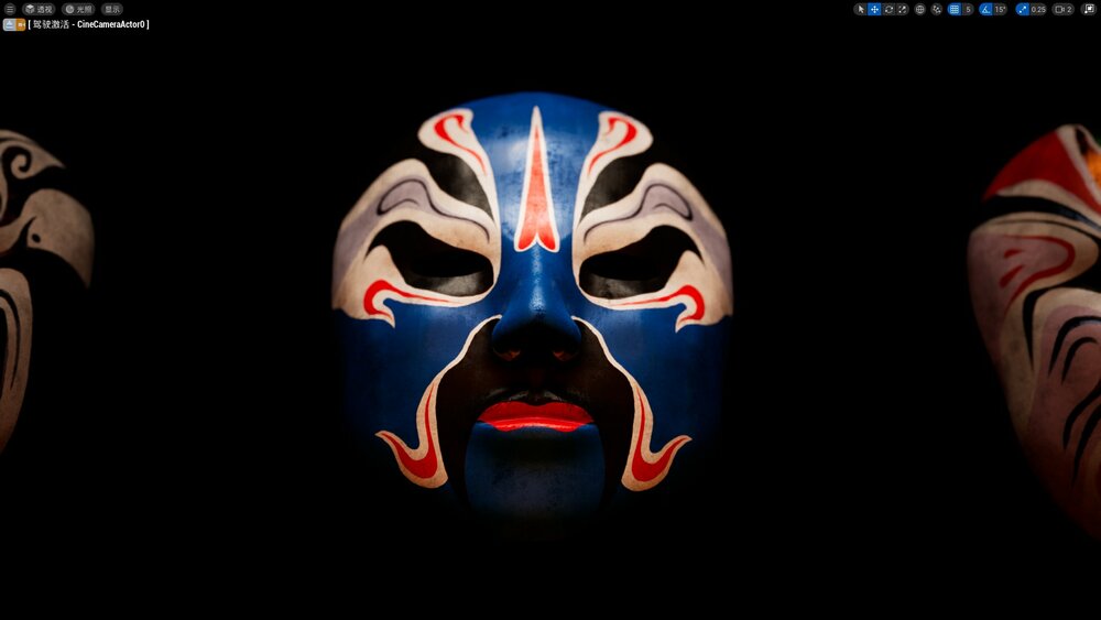 Peking Opera Facial Makeup 