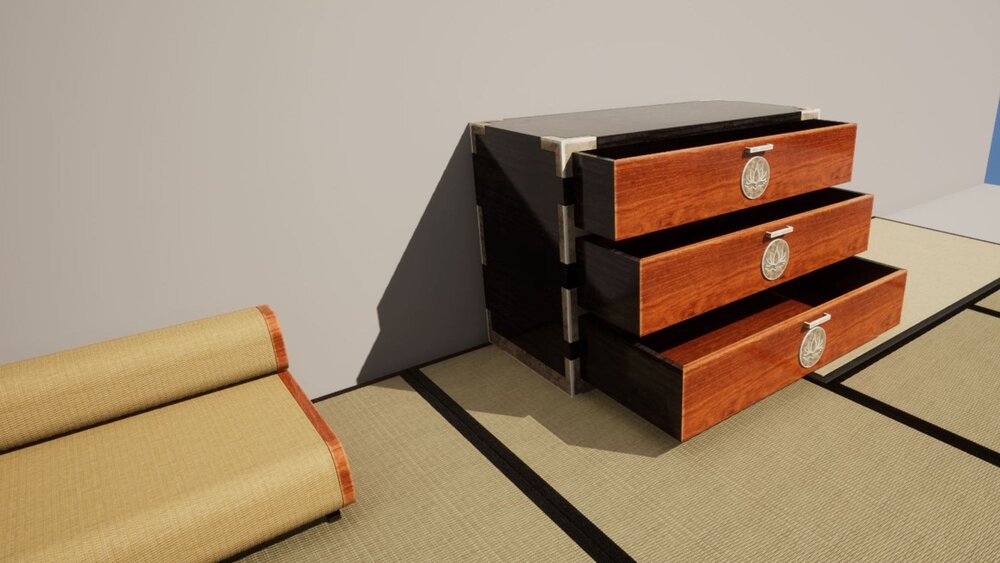 Japanese Style Furniture Set 