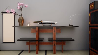 Japanese Style Furniture Set 