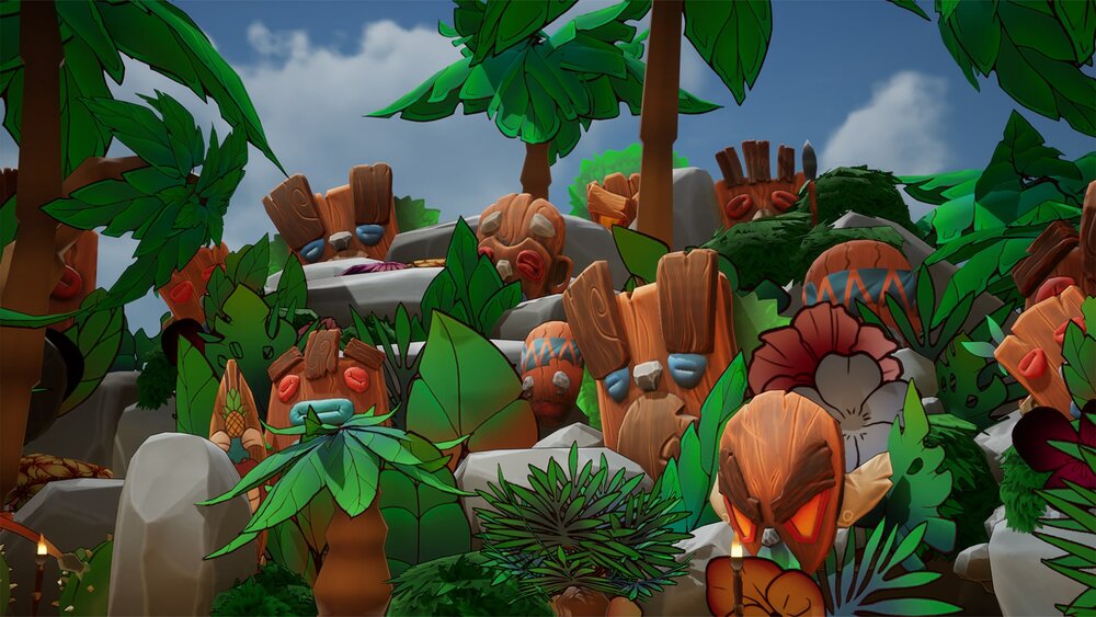 Tiki Tandems Environment Pack 