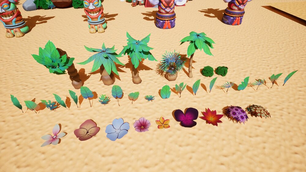 Tiki Tandems Environment Pack 