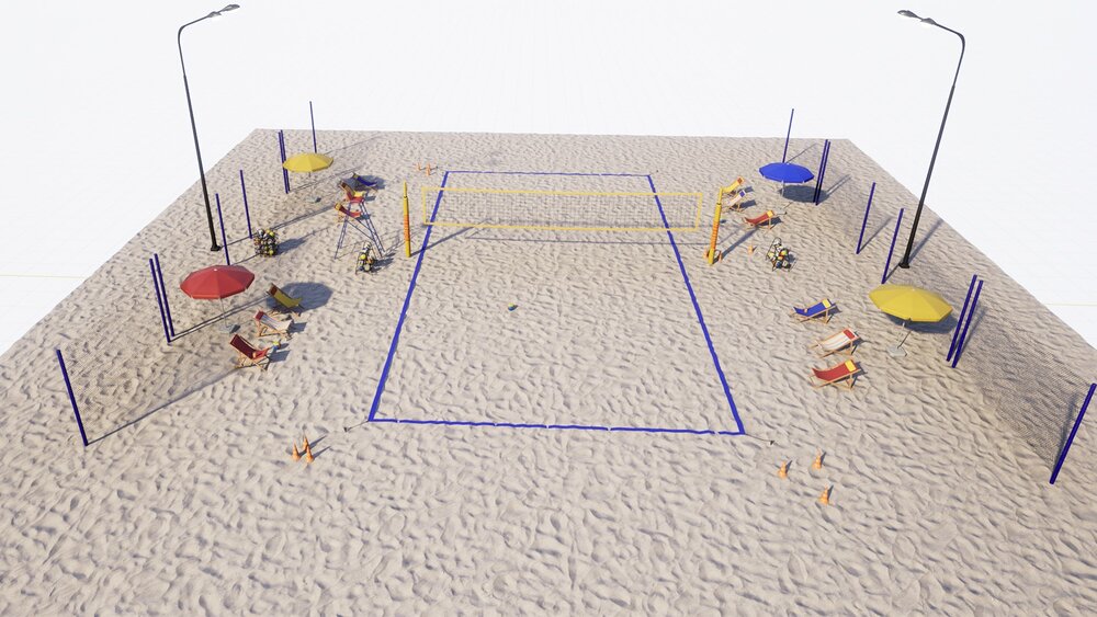 Beach Volleyball Set 1 