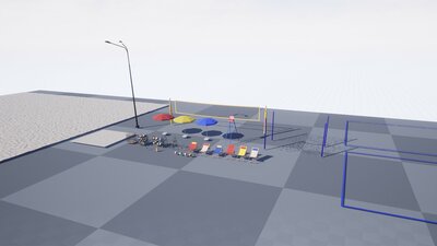 Beach Volleyball Set 1 