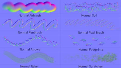 NormalMap Tool Brush Pack for Iliad 