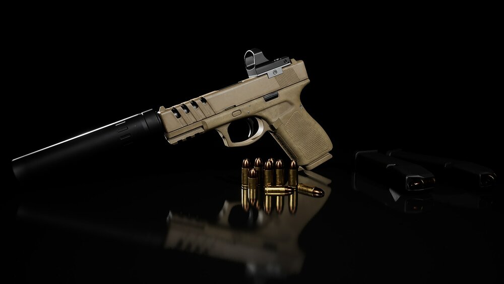 FPS Weapon Pistol (Modular, Customizable) 