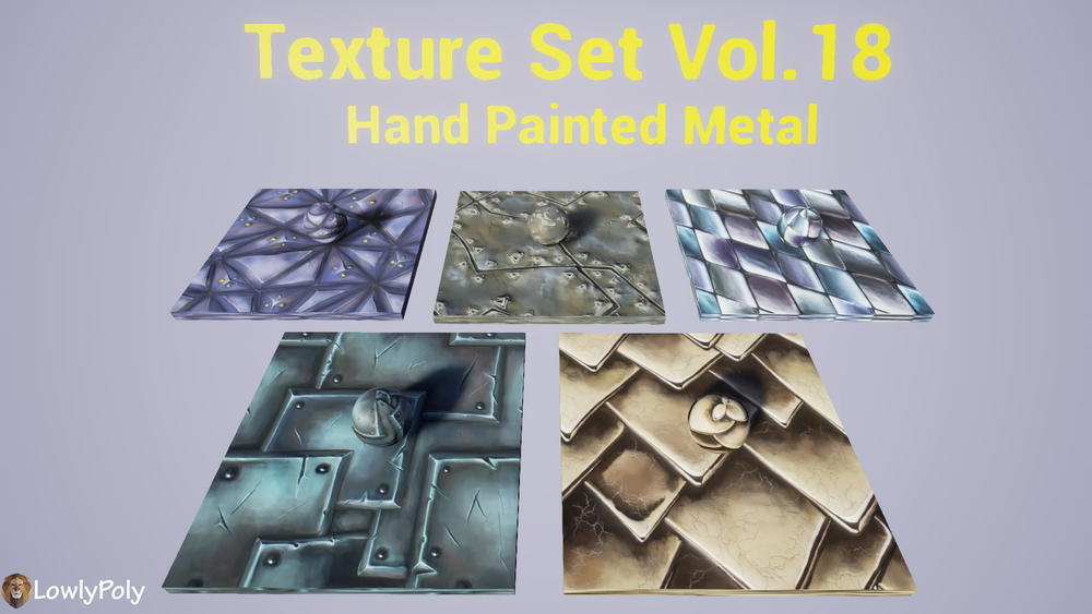 Metal Vol.18 - Hand Painted Textures 