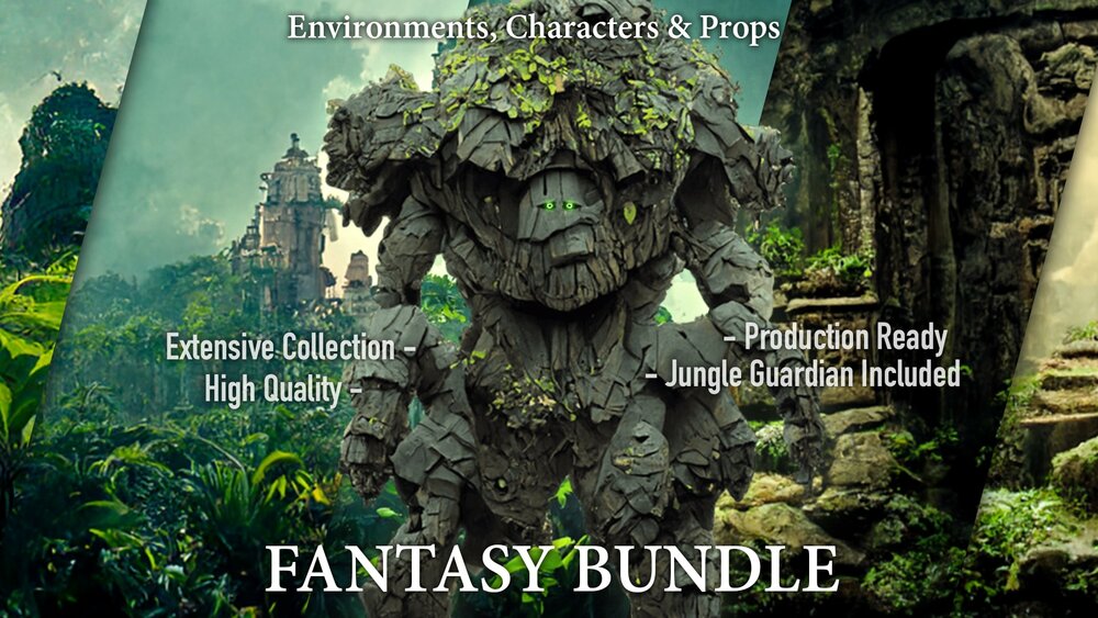 Fantasy Bundle HQ: Environments, Characters & Props 