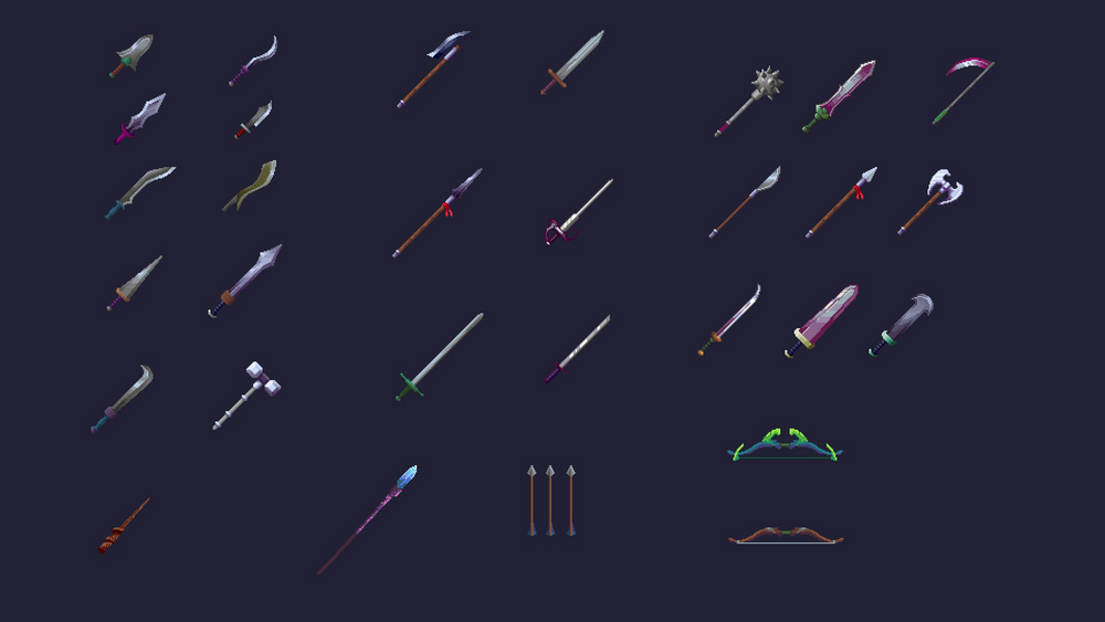 2D Items Logo Sprites 