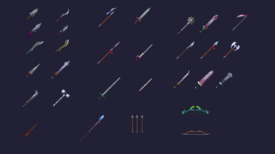 2D Items Logo Sprites 