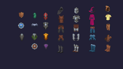 2D Items Logo Sprites 