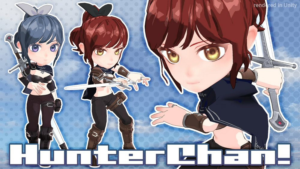 Hunter Chan! (Humanoid 3D Character) 