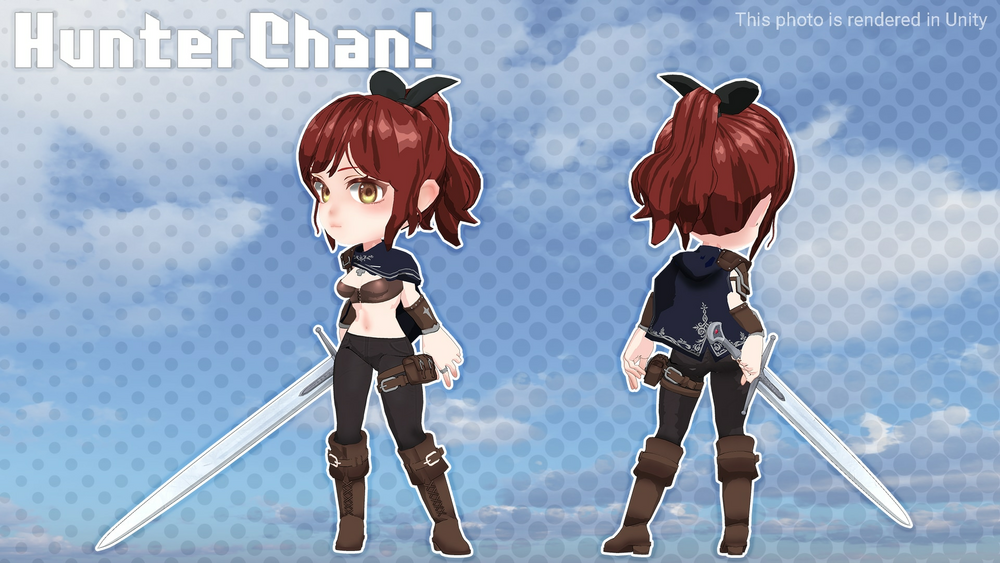 Hunter Chan! (Humanoid 3D Character) 