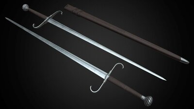 Medieval One Hand Swords with Scabbard Pack 