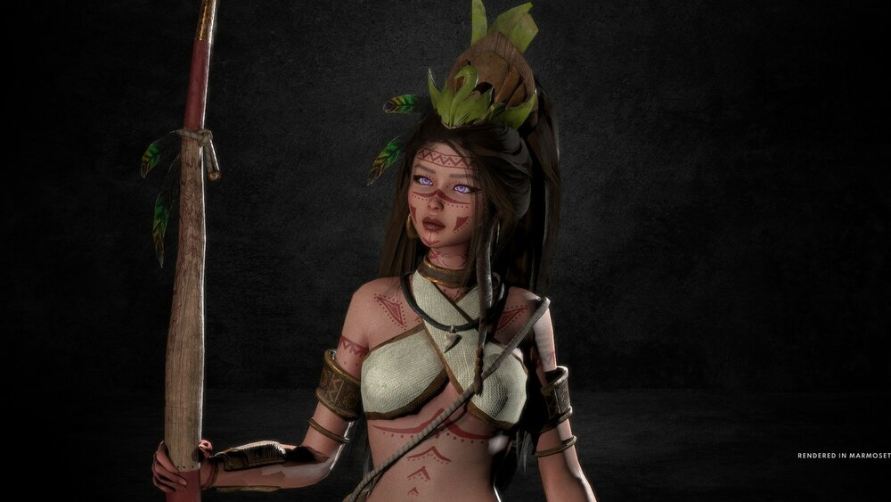 Tribal Priestess Girl 