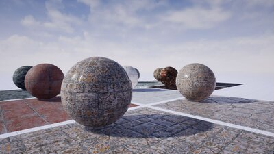 Tile Material 4K 