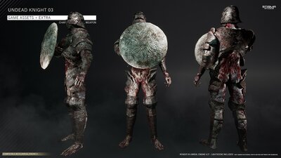 Undead Knight Bundle 01 - Game Assets + Extra 