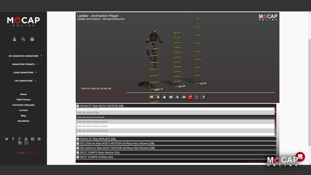 Ladder ISO 400 - Mocap Pack 