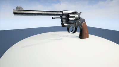 Animated .38 Realistic Revolver 