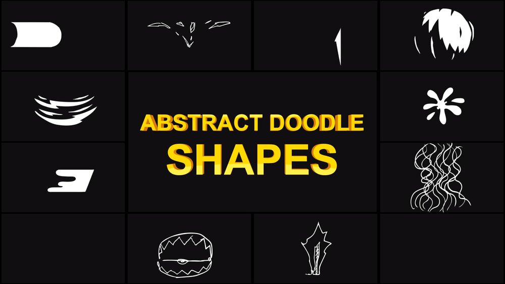 Abstract Doodle Shapes 