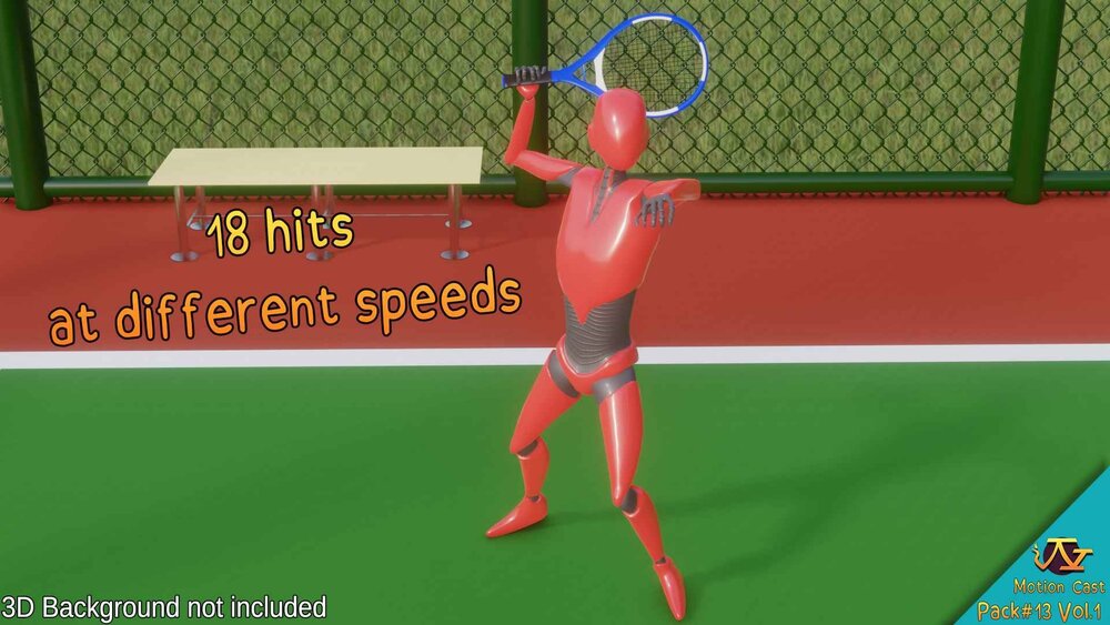 Tennisman animations (Motion Cast#13 Vol.1) 