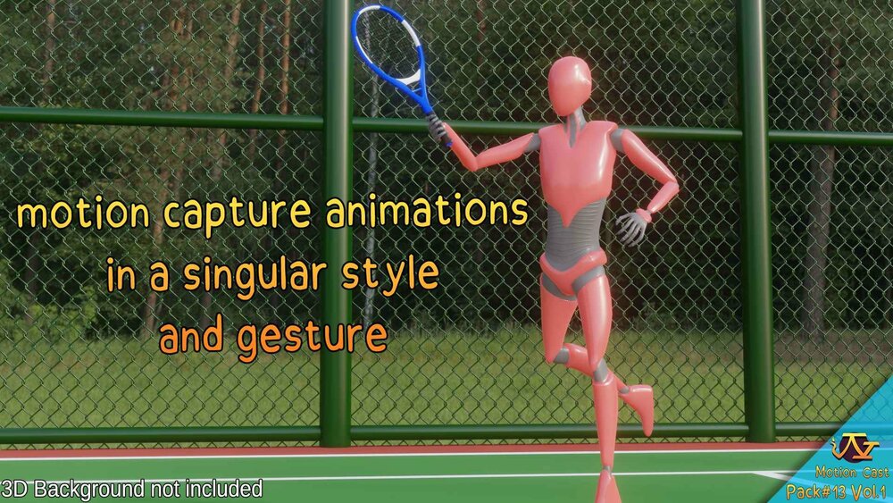 Tennisman animations (Motion Cast#13 Vol.1) 