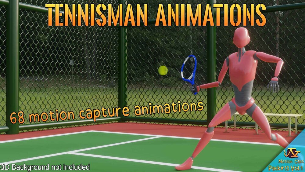 Tennisman animations (Motion Cast#13 Vol.1) 