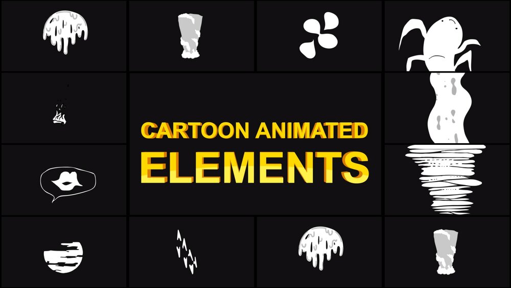 Cartoon Animated Elements 