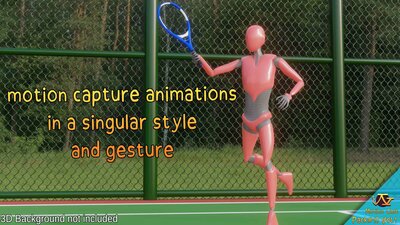 Tennisman animations (Motion Cast#13 Vol.1) 