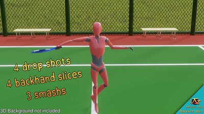 Tennisman animations (Motion Cast#13 Vol.1) 